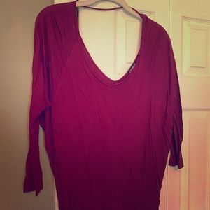 Express purple blouse